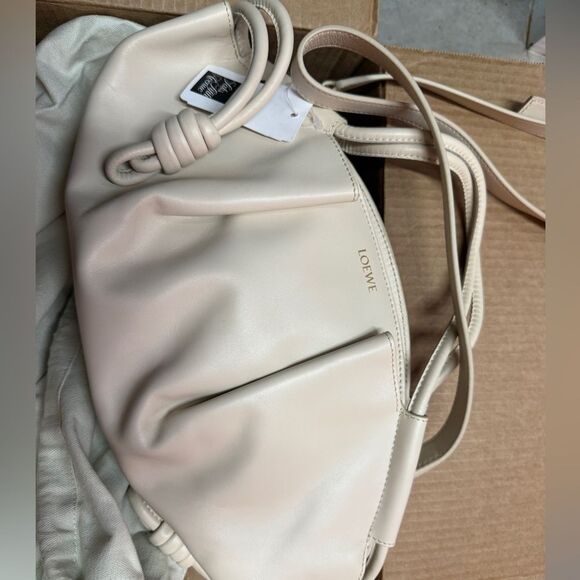 Loewe Paseo Small Leather Shoulder Bag in Angora Cream Color - Picture 8 of 13